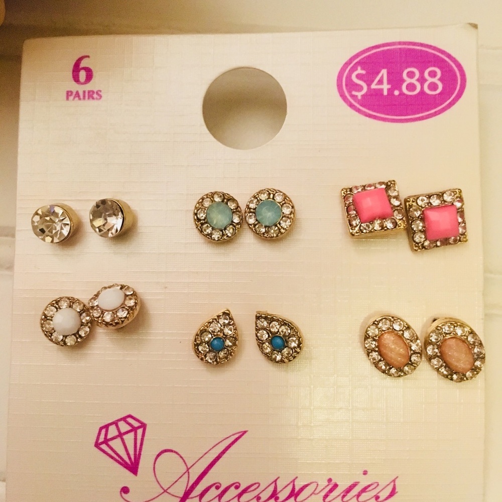 Pretty Stud Earring Collection  NWT! (2 sets!)